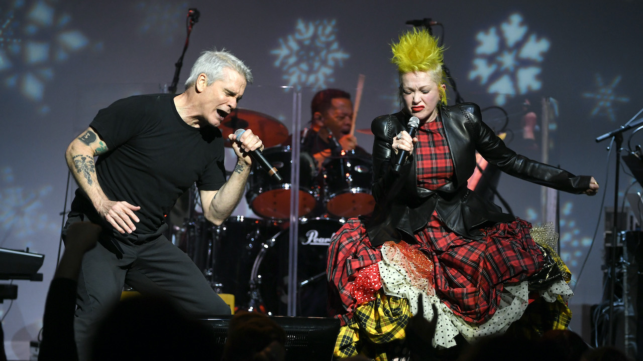 Henry Rollins und Cyni Lauper